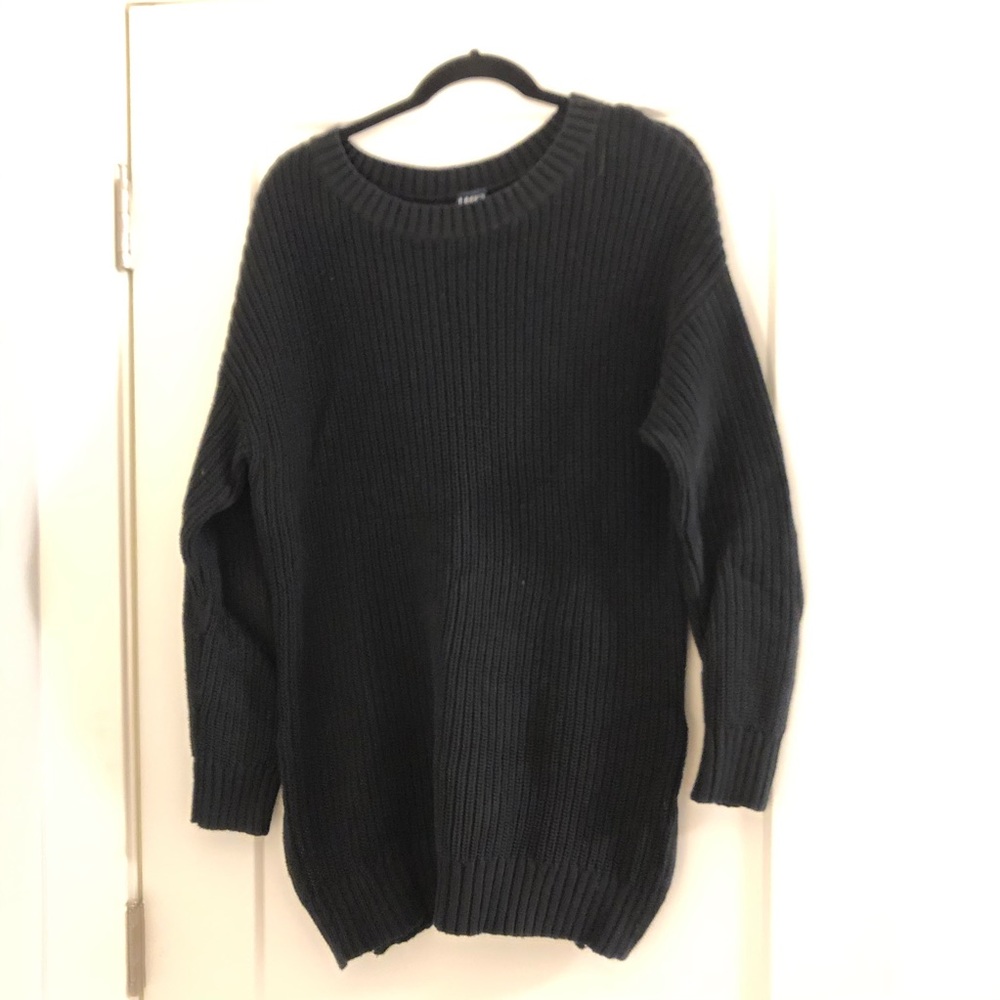 Tunic style pull over sweater